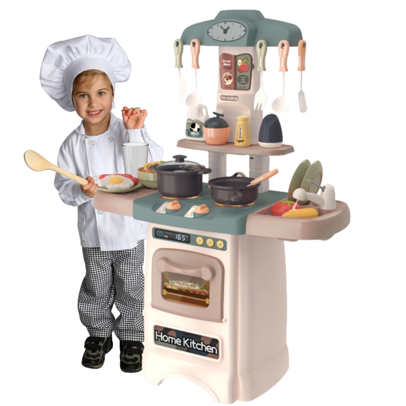 WOOPIE Modna Kuchnia z Obiegiem Wody Palnik Światło Dźwięk + 29 Akc. - obrazek 4