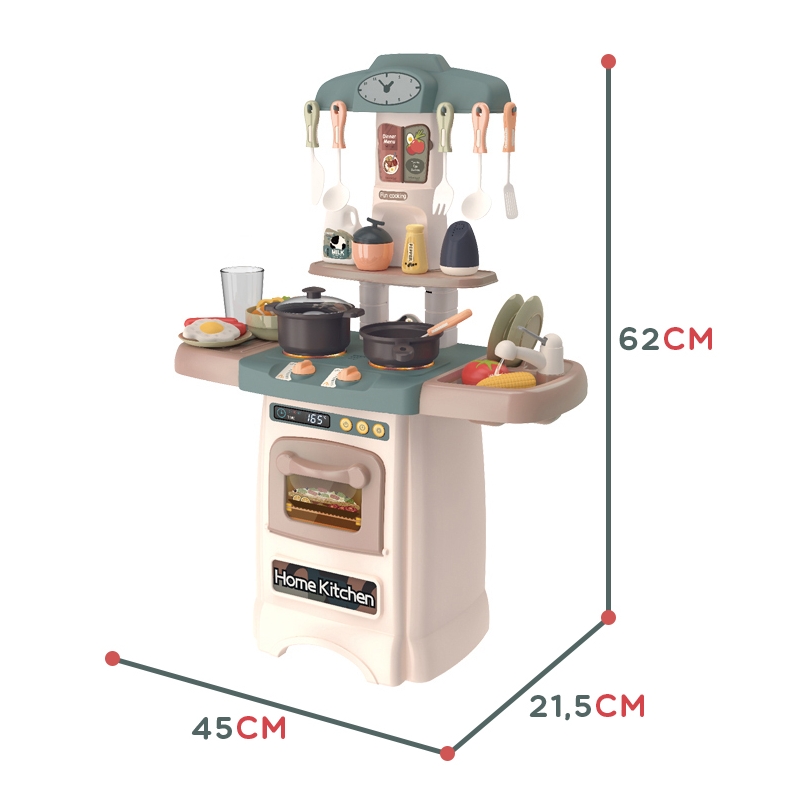 WOOPIE Modna Kuchnia z Obiegiem Wody Palnik Światło Dźwięk + 29 Akc. - obrazek 6