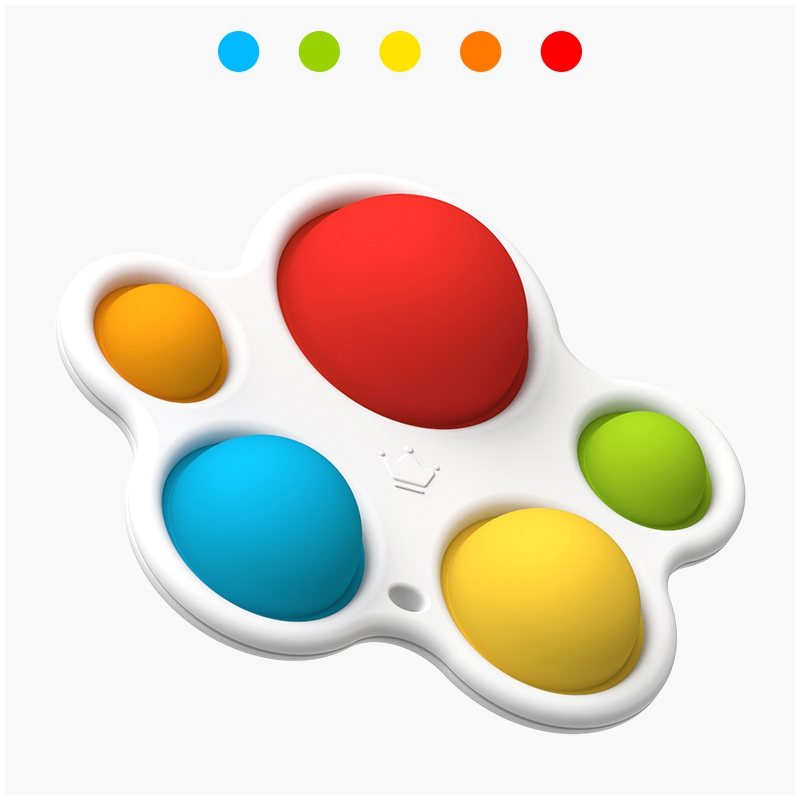 WOOPIE BABY Zabawka Sensoryczna Gryzak Antystresowy POP IT Montessori - obrazek 5