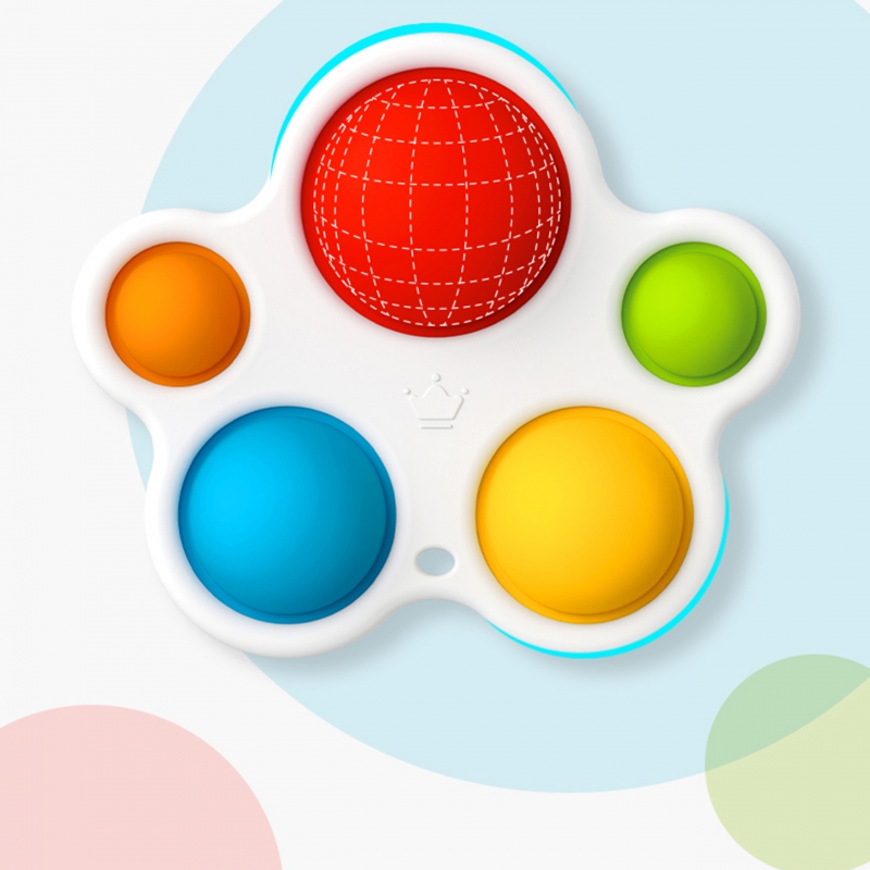 WOOPIE BABY Zabawka Sensoryczna Gryzak Antystresowy POP IT Montessori - obrazek 6