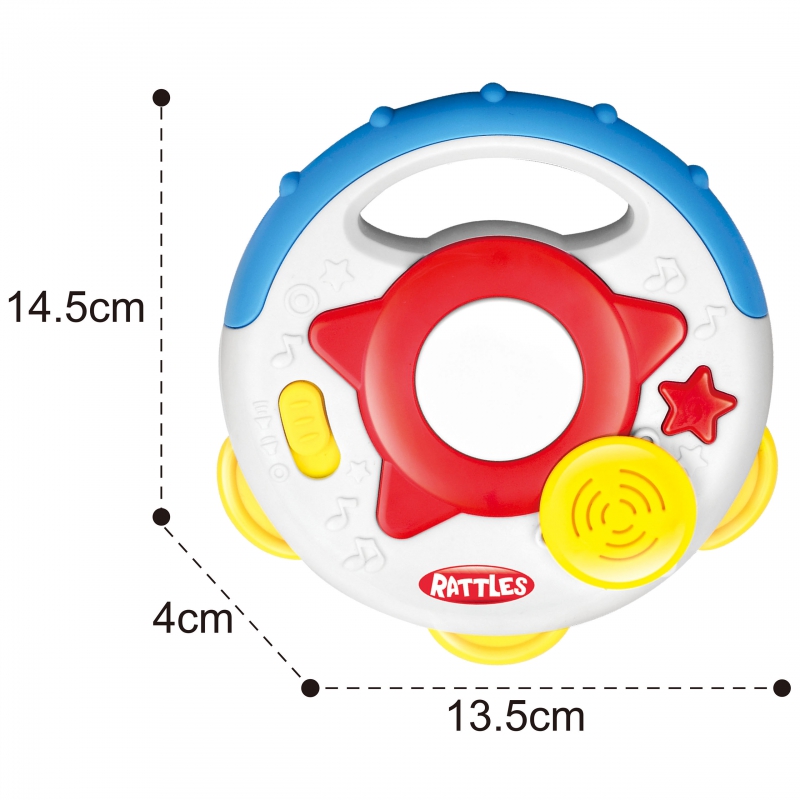 WOOPIE BABY Interaktywny Tamburyn Zabawka Muzyczna - obrazek 9