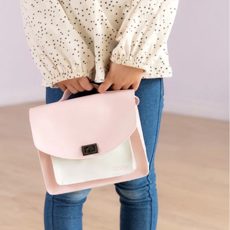 SMOBY Różowa Torebka My Beauty Na Ramię Dla Dziewczynki + 7 akcesoriów - obrazek 6