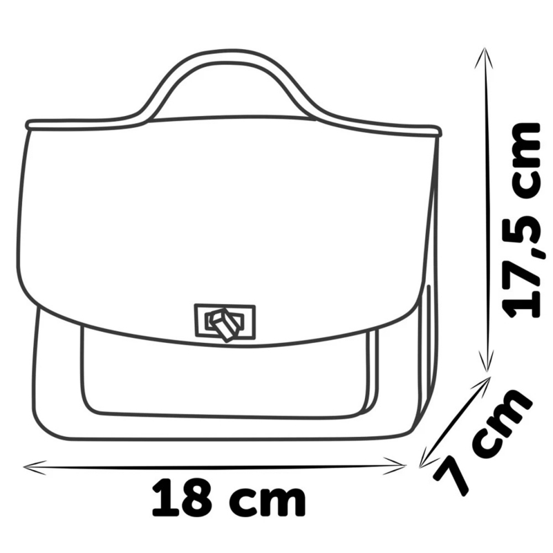 SMOBY Różowa Torebka My Beauty Na Ramię Dla Dziewczynki + 7 akcesoriów - obrazek 8
