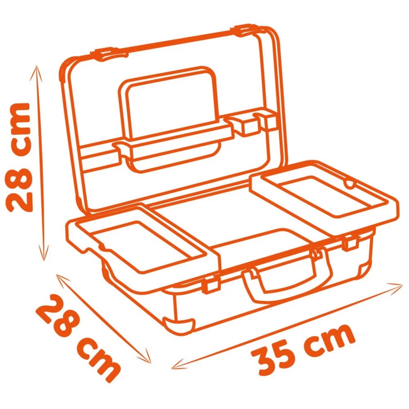 SMOBY Black & Decker Walizka z Narzędziami + Samochód w Częściach - obrazek 9