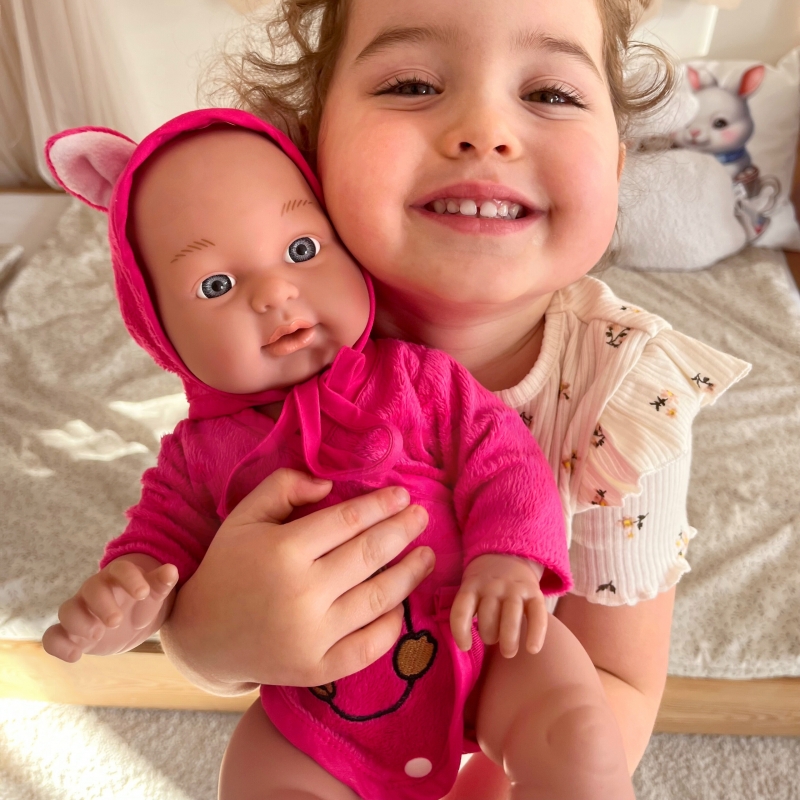 WOOPIE ROYAL Lalka Bobas w Ubranku Misio 46 cm - obrazek 2