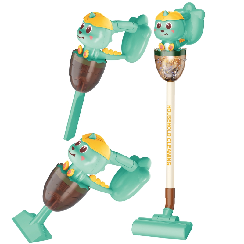 WOOPIE Interaktywny Odkurzacz Dino 3w1 Funkcja Ssania Światło Dźwięk - obrazek 7