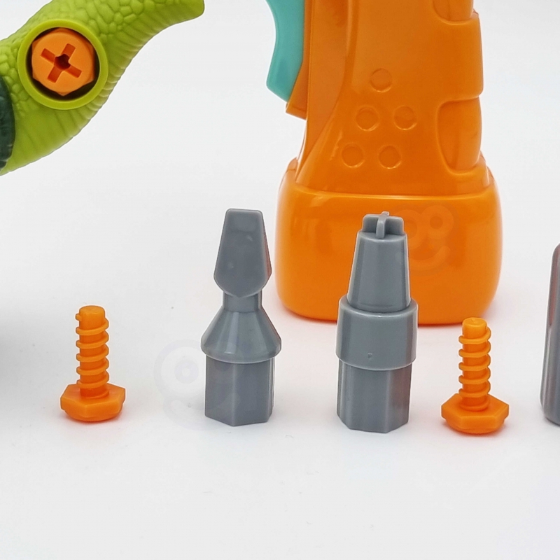 WOOPIE Dinozaur do Skręcania Zestaw Konstrukcyjny + Wiertarka 31 el. - obrazek 6