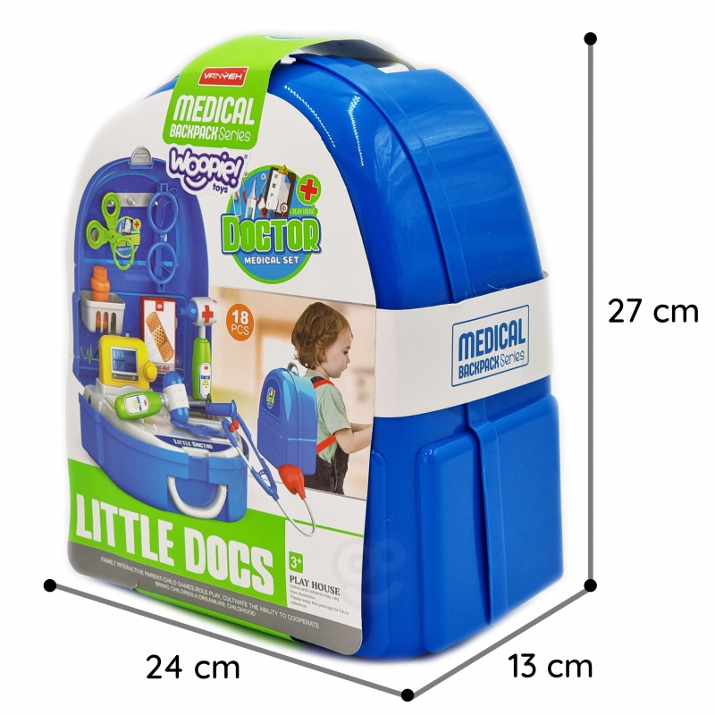 WOOPIE Zestaw Małego Lekarza w Plecaku 18 el. - obrazek 10