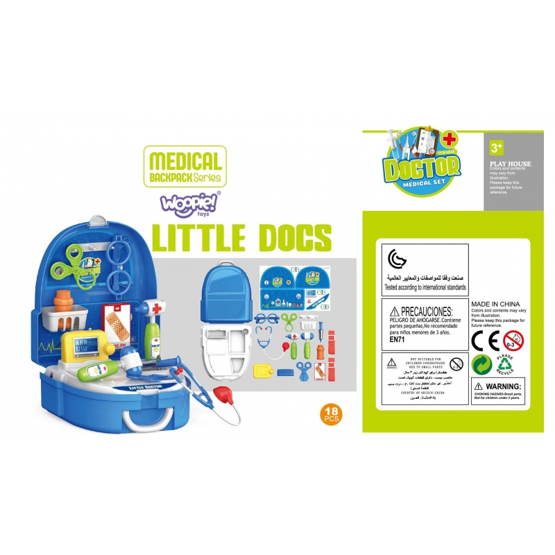 WOOPIE Zestaw Małego Lekarza w Plecaku 18 el. - obrazek 13