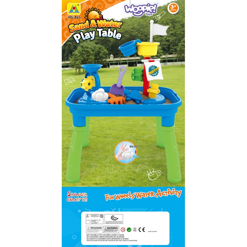 WOOPIE Stolik Wodny 2w1 Piaskownica Statek Piracki 6 akc. - obrazek 10