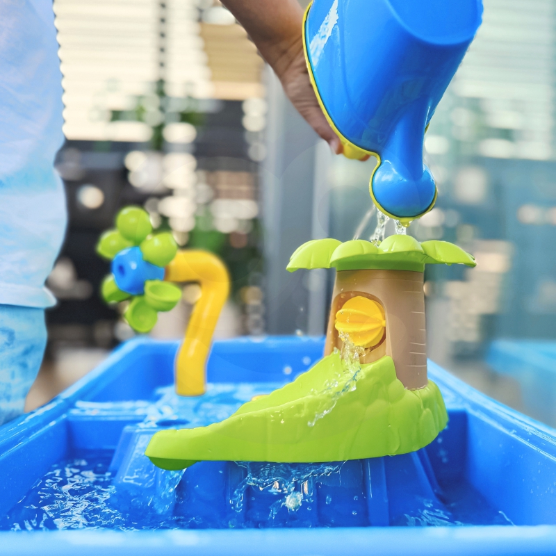 WOOPIE Stolik Wodny 2w1 Piaskownica Palma 18 el. - obrazek 3