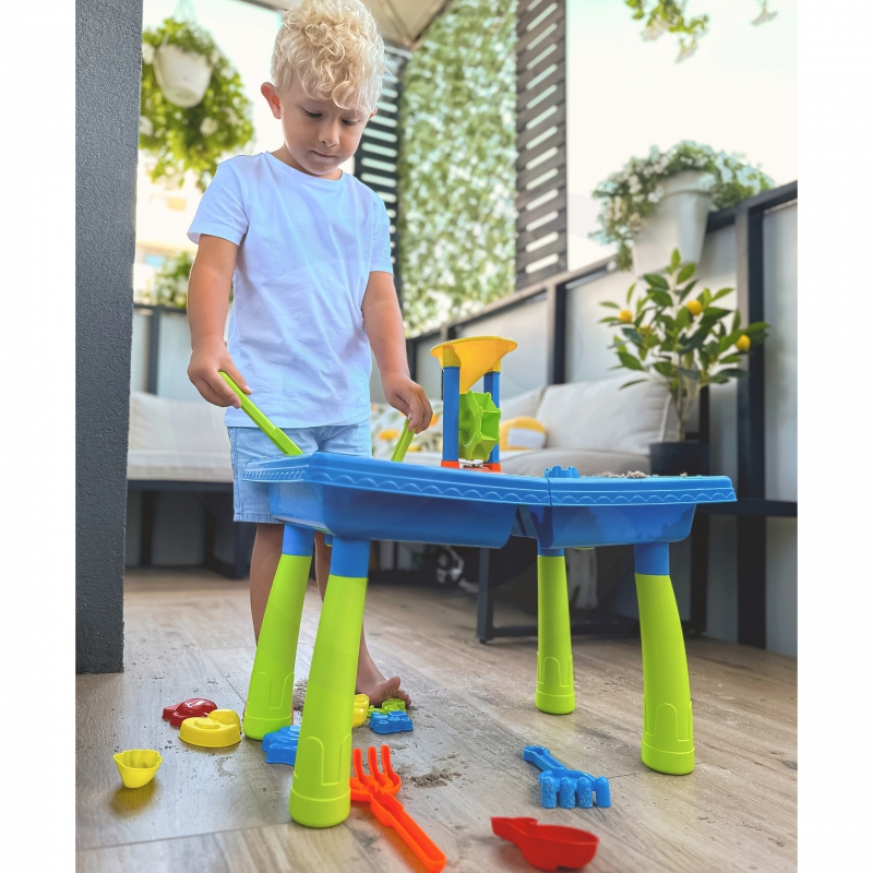 WOOPIE Stolik Wodny 2w1 Piaskownica Palma 18 el. - obrazek 5