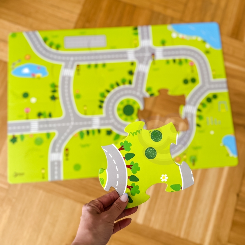 CLASSIC WORLD Drewniane Klocki Zbuduj Miasto 120 elementów - obrazek 8