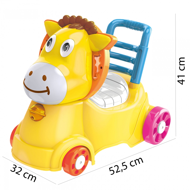 WOOPIE BABY Chodzik Jeździk Nocnik 3w1 Osiołek - obrazek 6