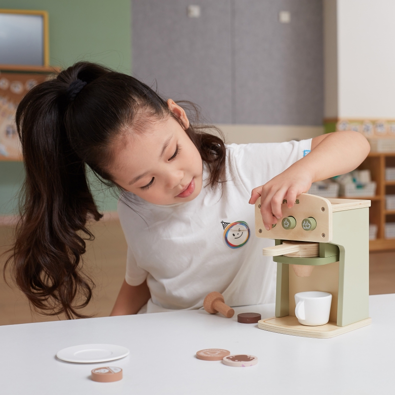 VIGA PolarB Drewniany Ekspres do Kawy Zielony + Akcesoria - obrazek 2