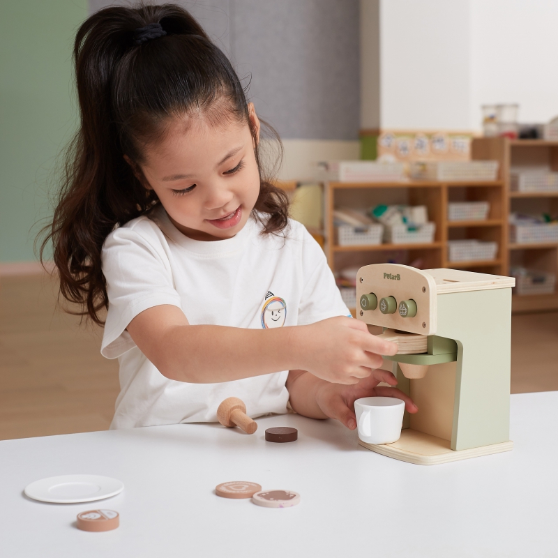 VIGA PolarB Drewniany Ekspres do Kawy Zielony + Akcesoria - obrazek 3