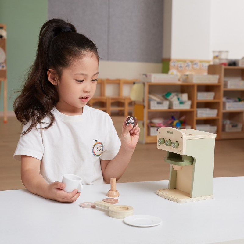 VIGA PolarB Drewniany Ekspres do Kawy Zielony + Akcesoria - obrazek 4