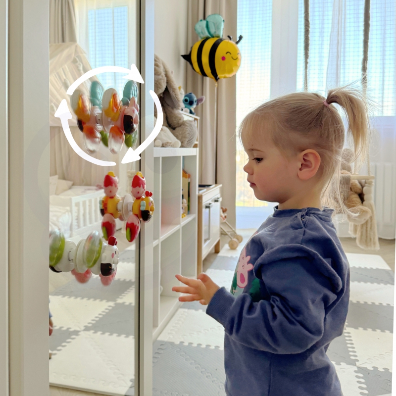 WOOPIE BABY Spinner Zabawka Sensoryczna Pszczoła Kurczak Królik Wymienne 3 szt. - obrazek 2