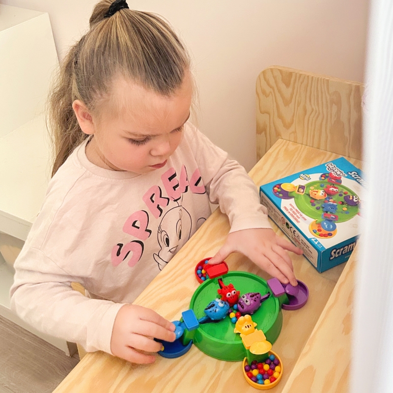 WOOPIE Gra Zręcznościowa Planszowa GŁODNE WESOŁE ŻABKI I KROKODYLKI 3+ - obrazek 3