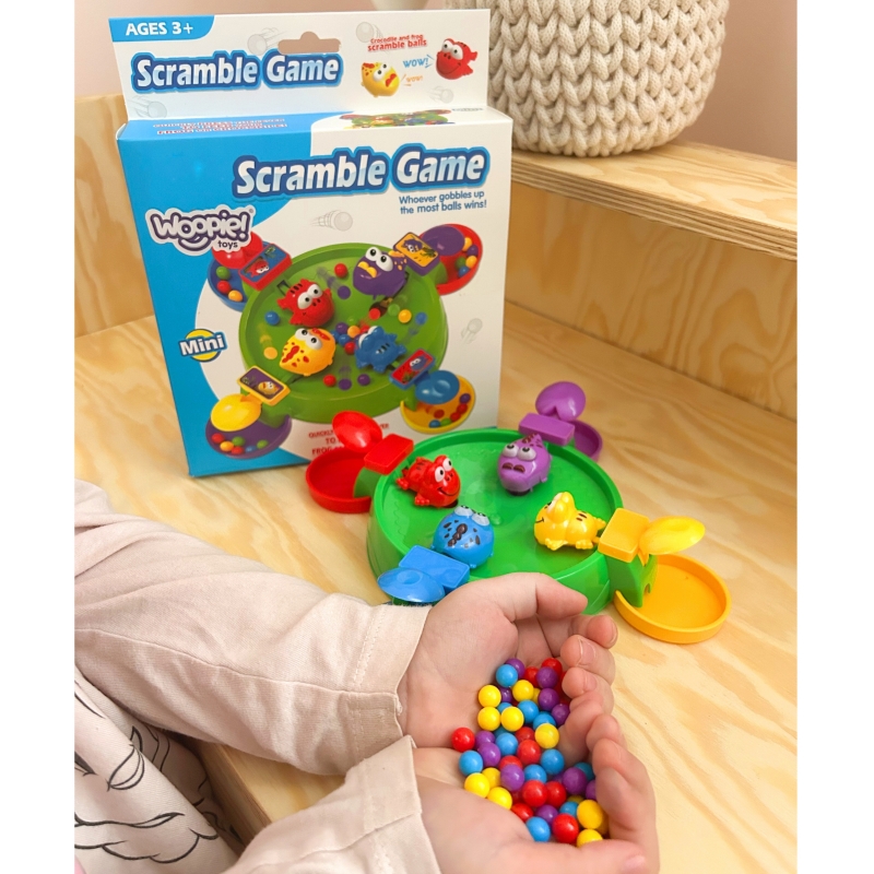 WOOPIE Gra Zręcznościowa Planszowa GŁODNE WESOŁE ŻABKI I KROKODYLKI 3+ - obrazek 7