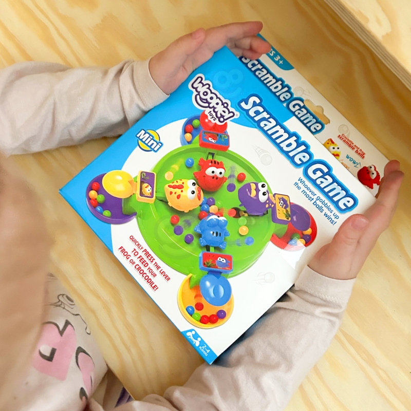 WOOPIE Gra Zręcznościowa Planszowa GŁODNE WESOŁE ŻABKI I KROKODYLKI 3+ - obrazek 9