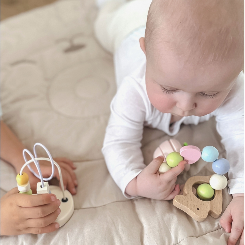 CLASSIC WORLD Pastelowy Zestaw Motoryczny dla Niemowląt Box Pierwsze Zabawki od Urodzenia - obrazek 5