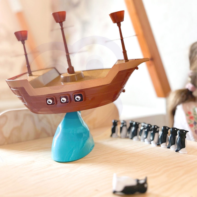 WOOPIE Gra Zręcznościowa Piracki Statek Pingwinów - obrazek 2