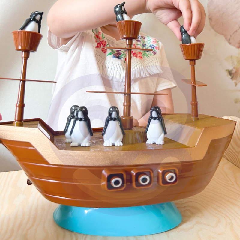 WOOPIE Gra Zręcznościowa Piracki Statek Pingwinów - obrazek 3