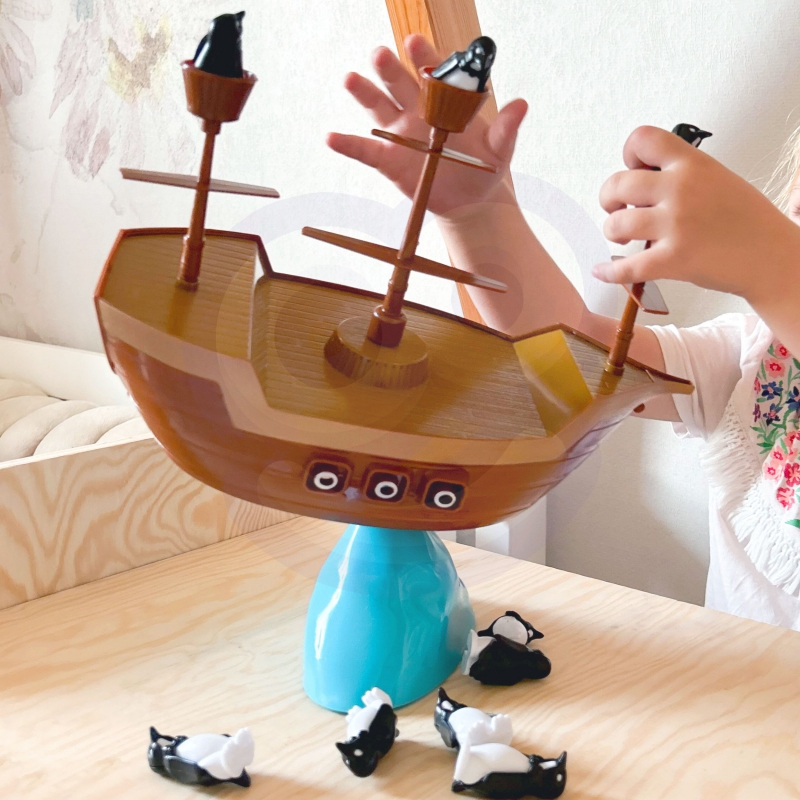 WOOPIE Gra Zręcznościowa Piracki Statek Pingwinów - obrazek 5