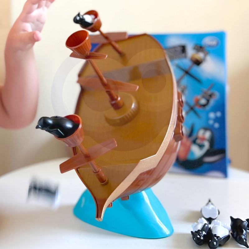 WOOPIE Gra Zręcznościowa Piracki Statek Pingwinów - obrazek 6