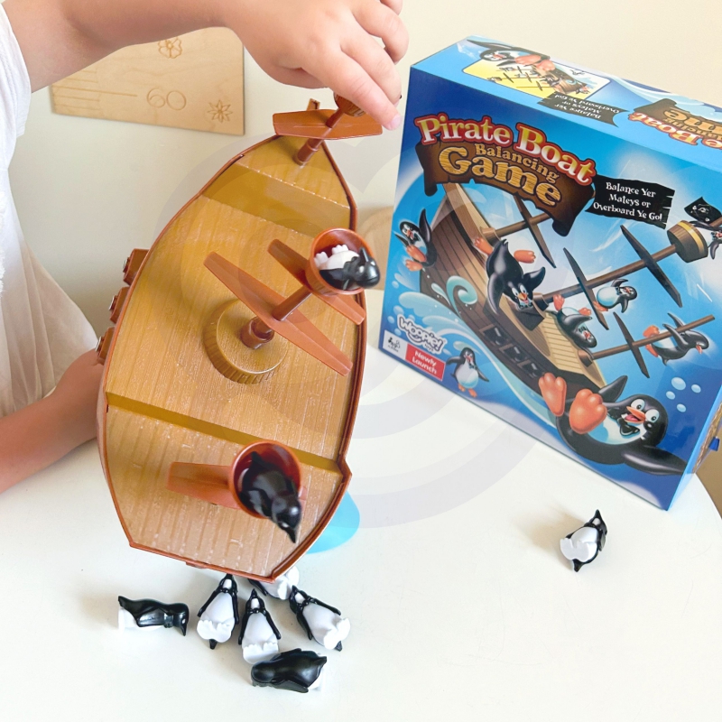 WOOPIE Gra Zręcznościowa Piracki Statek Pingwinów - obrazek 7