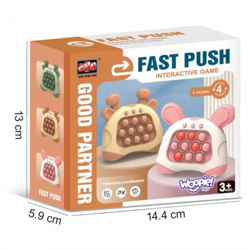 WOOPIE Gra POP IT Elektryczna Antystresowa Zręcznościowa Uszy Króliczka - obrazek 4