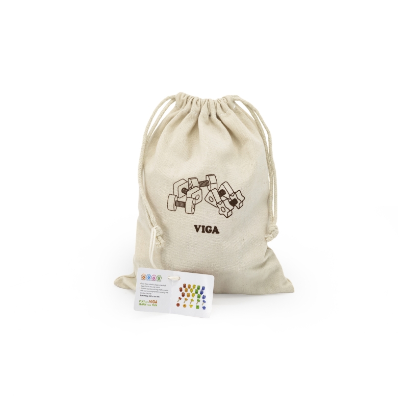 VIGA Nakrętki i Śrubki Dopasuj i Zakręcaj Zabawka Zręcznościowa - obrazek 5