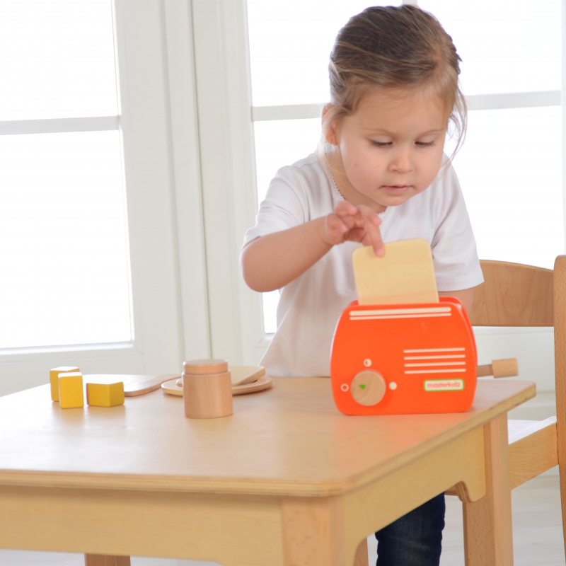 MASTERKIDZ Drewniany Toster - obrazek 3