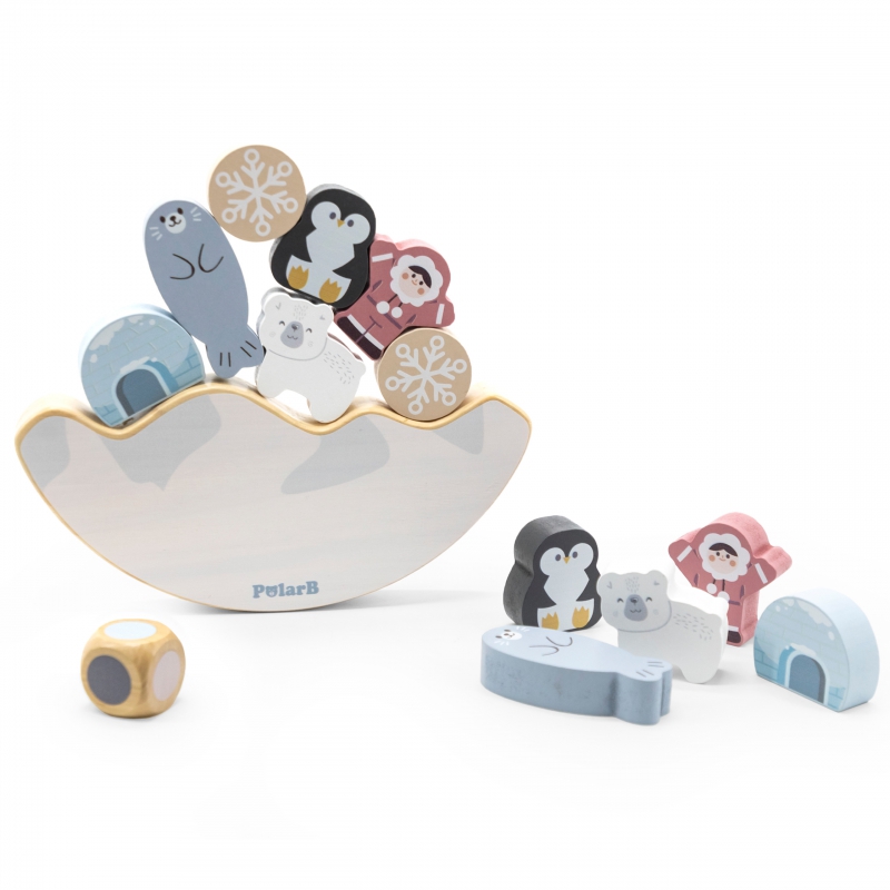 VIGA PolarB Gra Balansujące Zwierzęta Arktyczne Układanka - obrazek 5