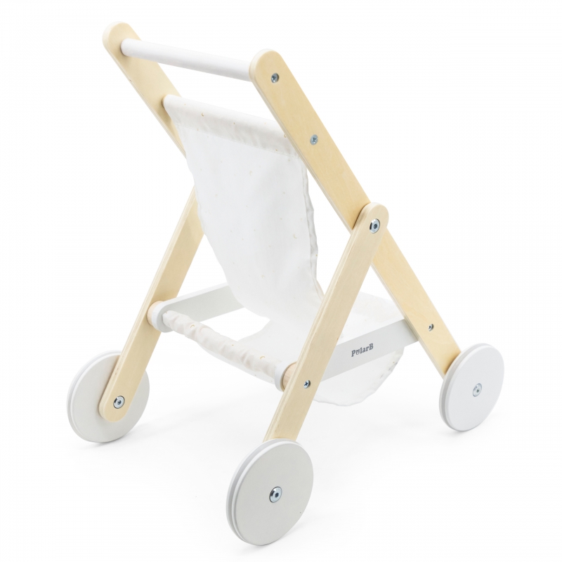 VIGA PolarB Drewniany Wózek dla Lalek - obrazek 7