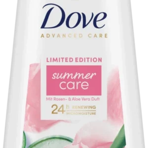 Dove Summer Care mit Rosen- & Aloe Vera Żel pod Prysznic 225 ml
