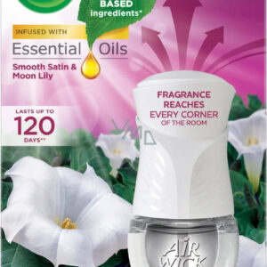 Air Wick Smooth Satin & Moon Lily Elektryczny Odświeżacz Komplet