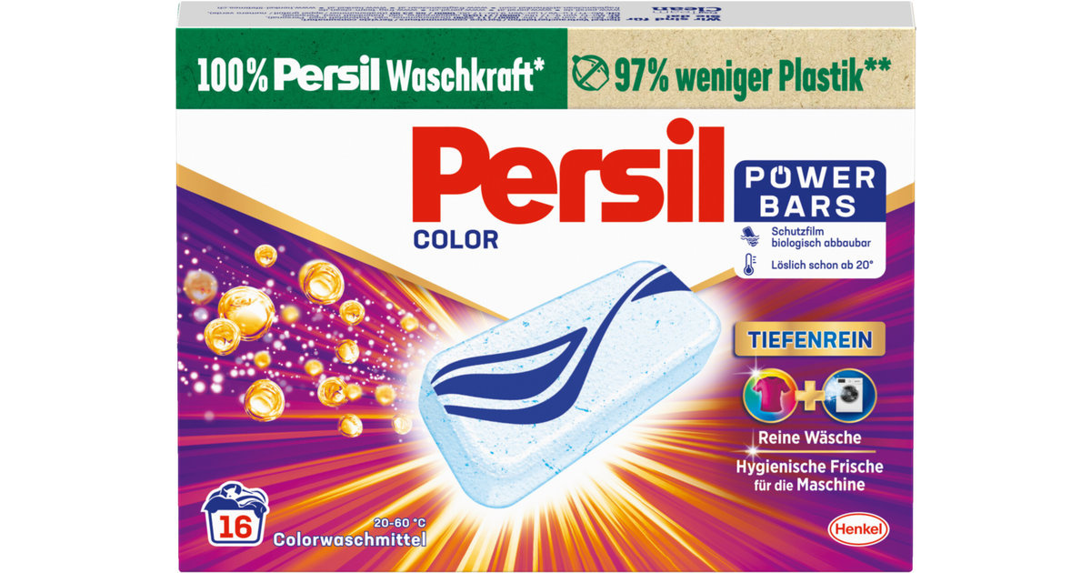 Persil Color Power Bars Tabletki do Prania 16 prań DE