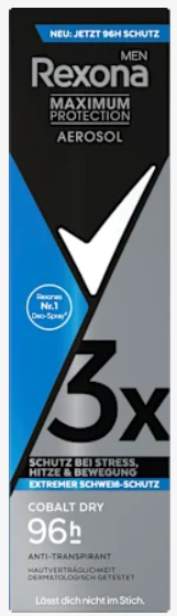 Rexona men Maximum Protection Cobalt Dry Antitranspirant 150 ml