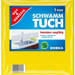 G&G Ściereczki Gąbczaste 5 sztuk