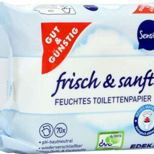 G&G Nawilżony Papier Toaletowy Sensitive 2-pack