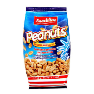 Snackline Prażone i Solone Orzeszki Ziemne 150 g