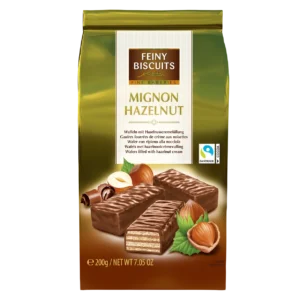 Feiny Biscuits  Wafelki Orzechowe w Czekoladzie 200 g