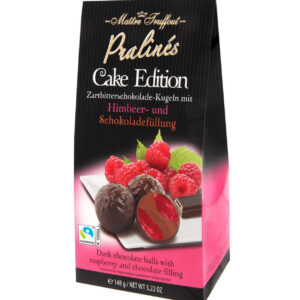 MaitreTruffout Pralinen Cake Edition Pralinki Czekoladowo-Malinowe 148 g