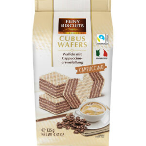 Feiny Biscuits Cubus Wafle z Kremem Cappuccino 125 g