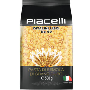 Piacelli Ditalini Lisci No 69 Makaron z Semoliny 500 g