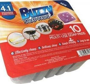 Buzzy Soap Pads Gąbki Zmywaki Nasączone 10 szt.