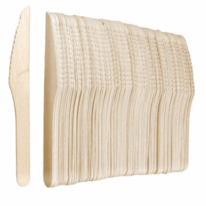 Abena Nóż Drewniany 16,5 cm, 100 sztuk (5395)