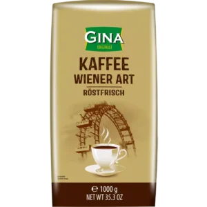Gina Kaffee Wiener Art Kawa Ziarnista 1 kg
